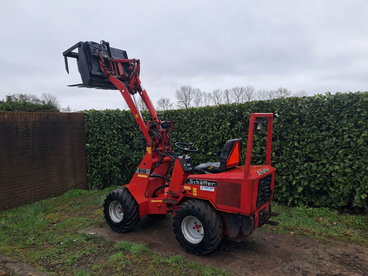 Schaffer 221 / Kniklader / Kubota / Mini shovel / Loader