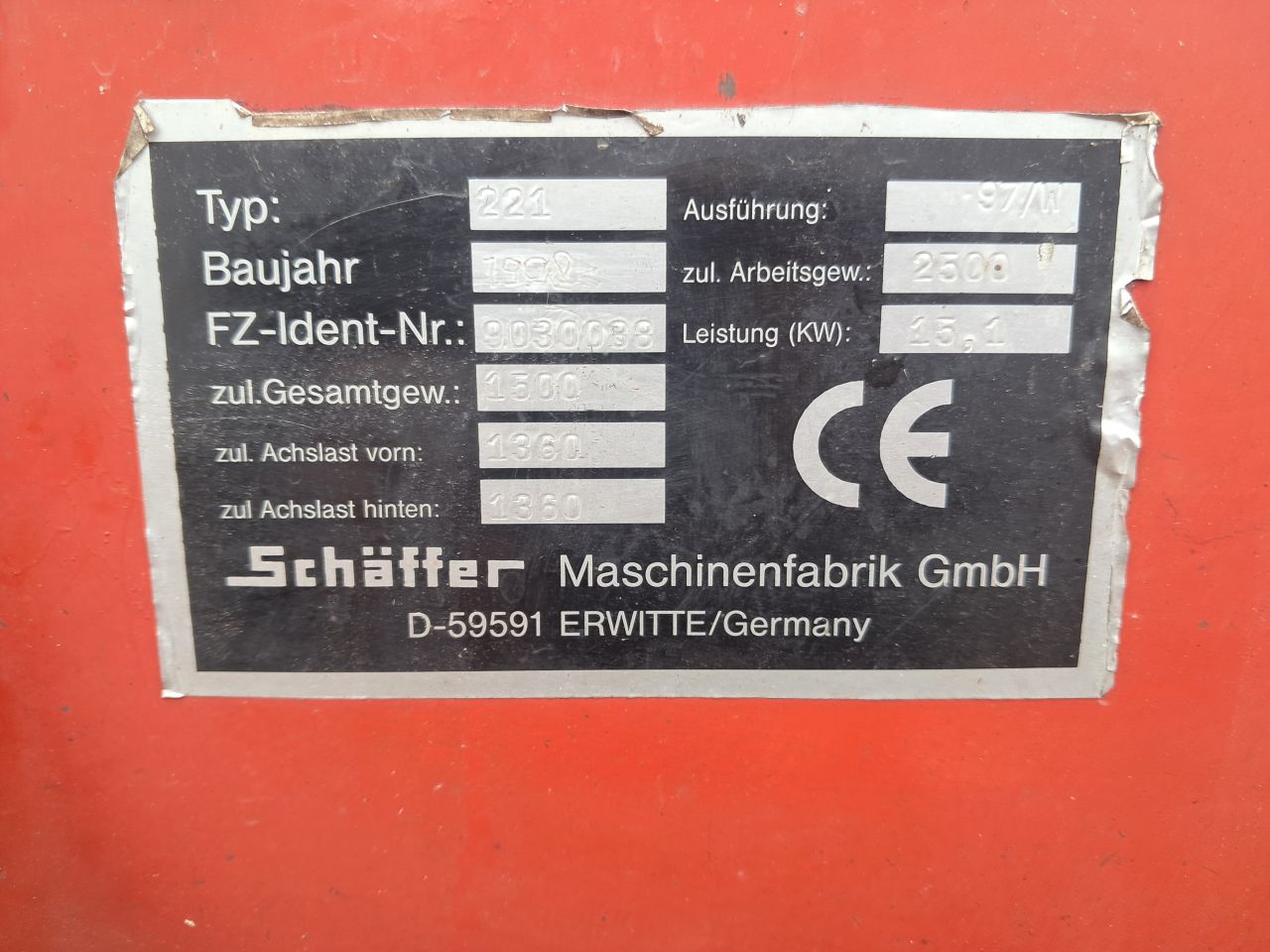 Schaffer 221 / Kniklader / Kubota / Mini shovel / Loader