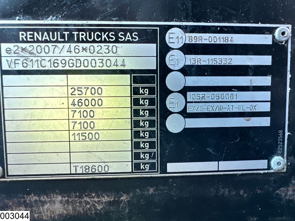 Renault T 460 EURO 6, PTO, Compressor, RHD