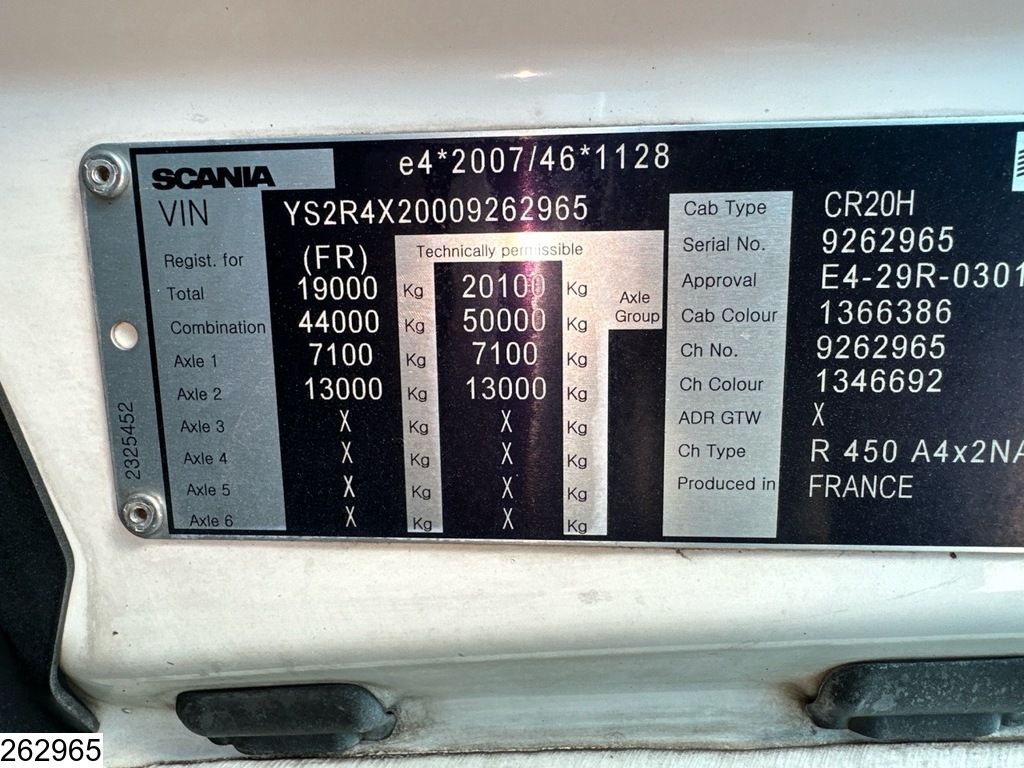 Scania R 450 EURO 6d, Retarder, Standairco