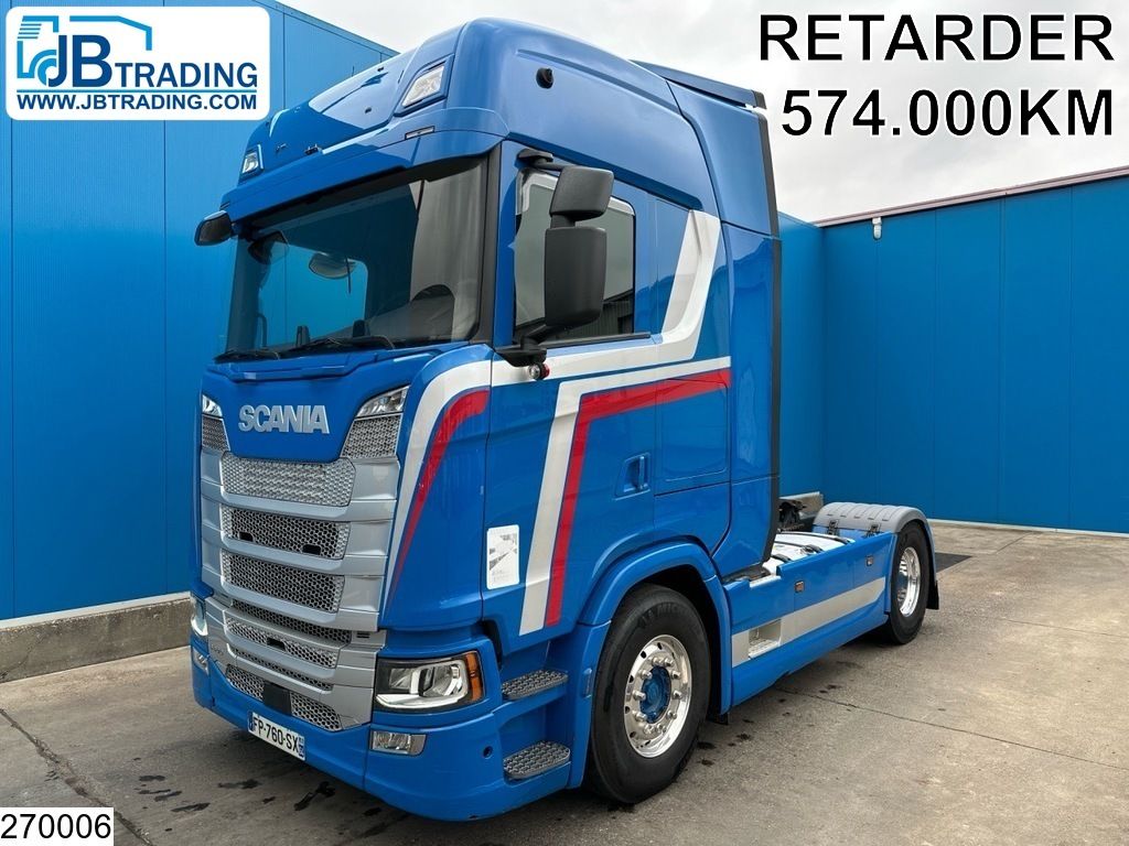Scania S 500 EURO 6d, Retarder, Hydraulic, Standairco