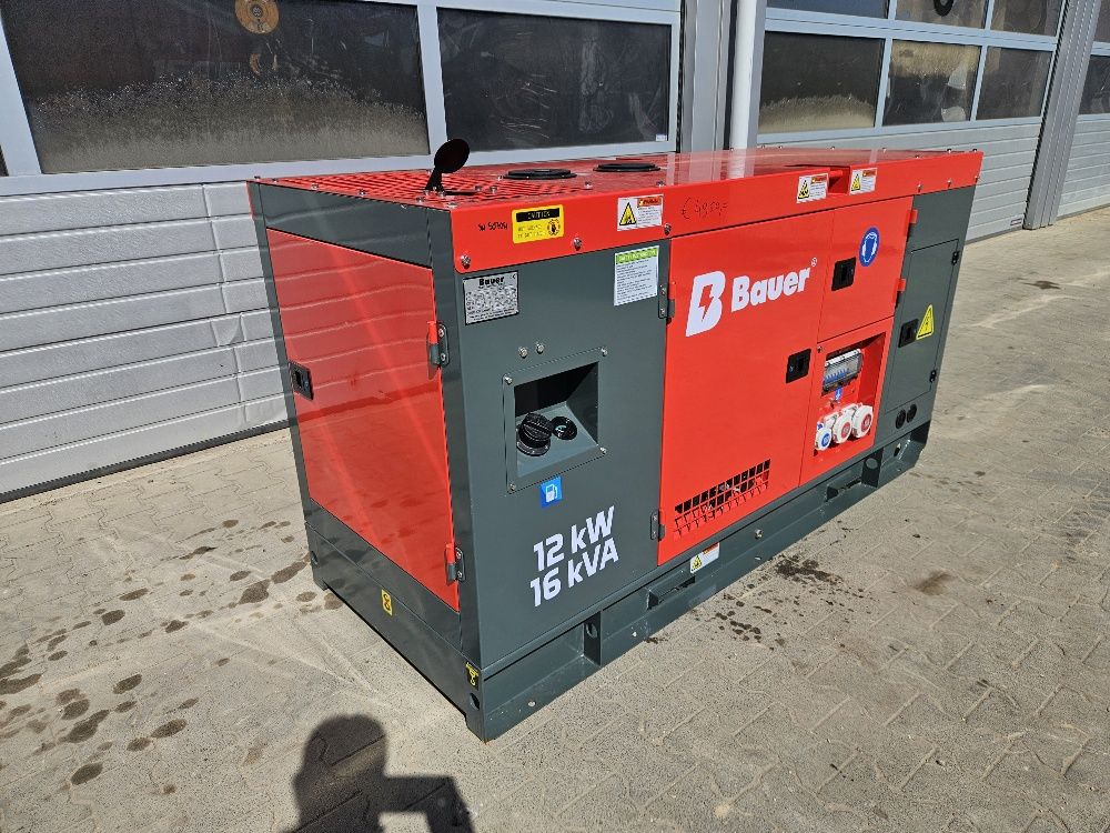 Bauer GFS-12KW generator 16 Kva