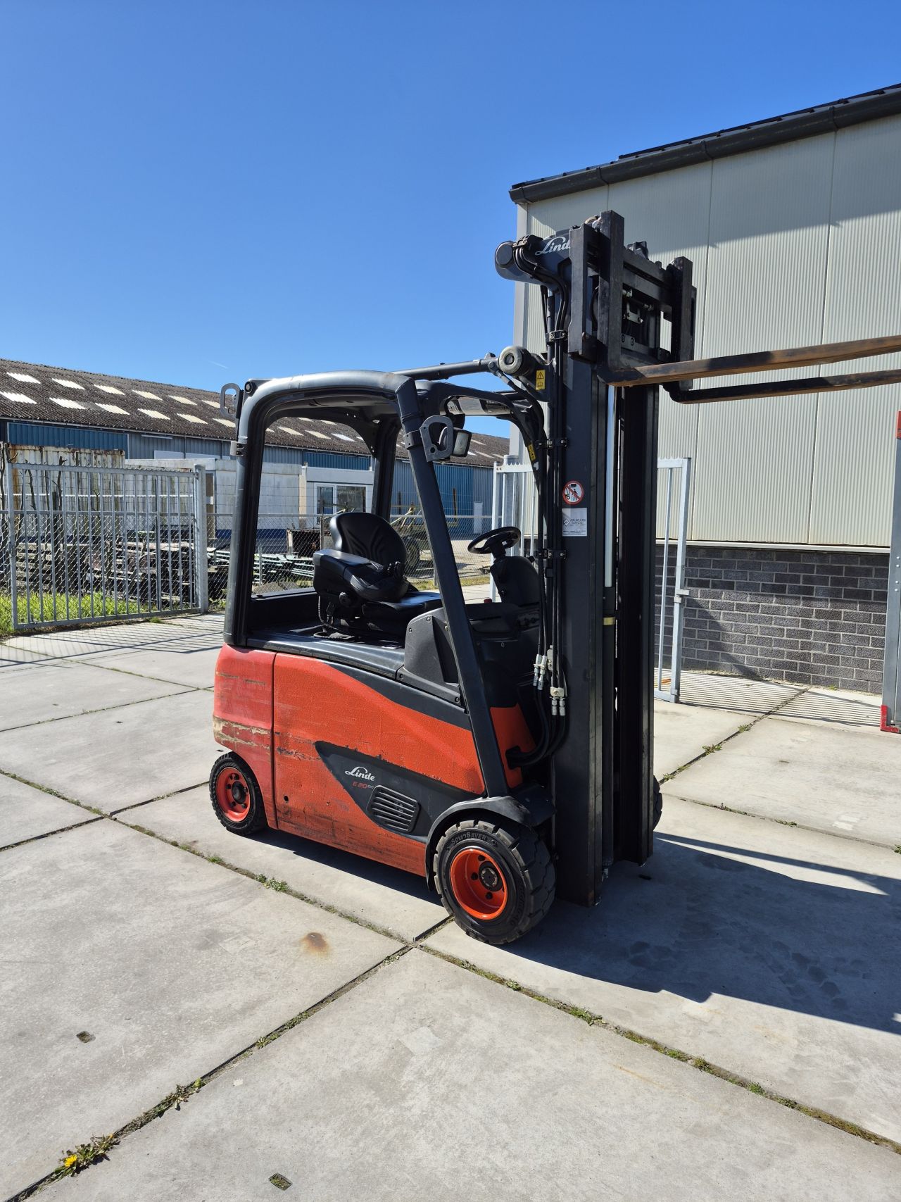 Linde E20PH-02 triplex sideshift 5.620mm bj 2014 accu 82%