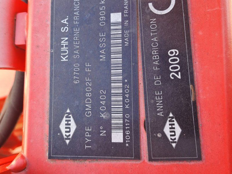Kuhn GMD 802 F