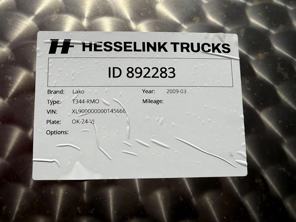 Lako 34.000L RVS/Edelstahl Melk/Milch/Food/Lebensmittel 2X Stuuras