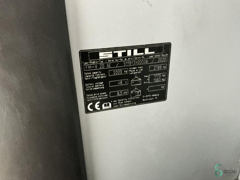 Reachtrucks Electric Still FM-X20SE 2020 Hours 2695