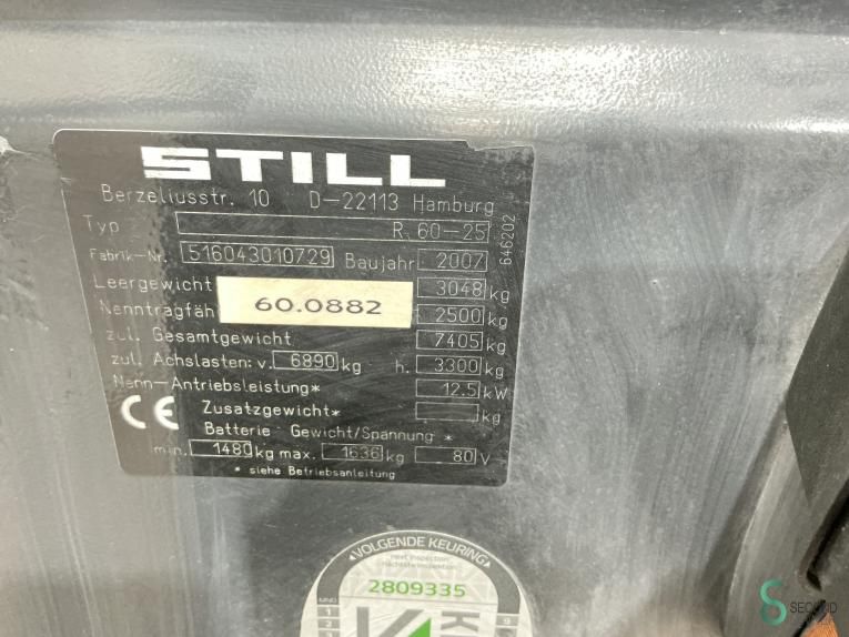 Forklifts Electric Still R60-25 2007