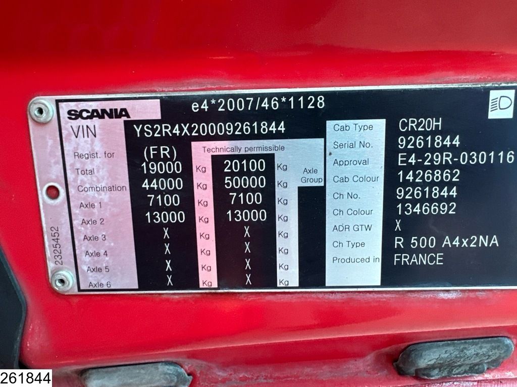 Scania R 500 EURO 6d, Retarder, Standairco