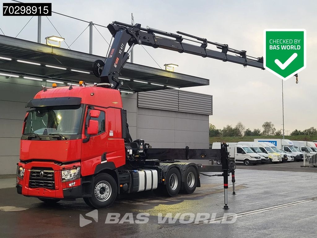Renault T 520 6X4 Hiab 477E-7 HIDUO Crane Kran Big-Axle Euro 6