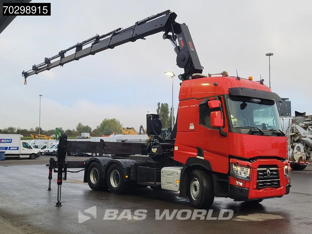 Renault T 520 6X4 Hiab 477E-7 HIDUO Crane Kran Big-Axle Euro 6