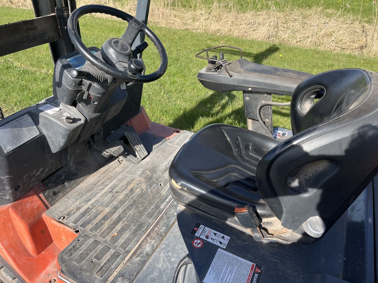 Toyota 2500kg elektrische heftruck triplo sideshift