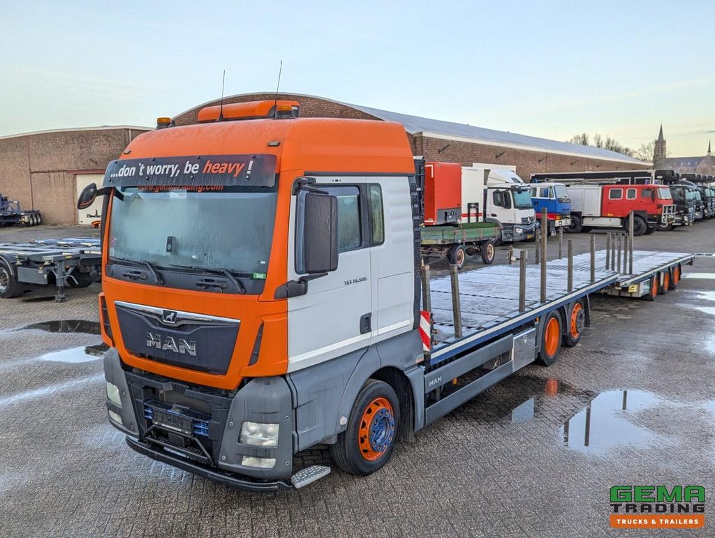 MAN TGX 26.500 6x2/4 LL Euro6 - Retarder + Recker FZ3 3-Axle Trailer - Extendable