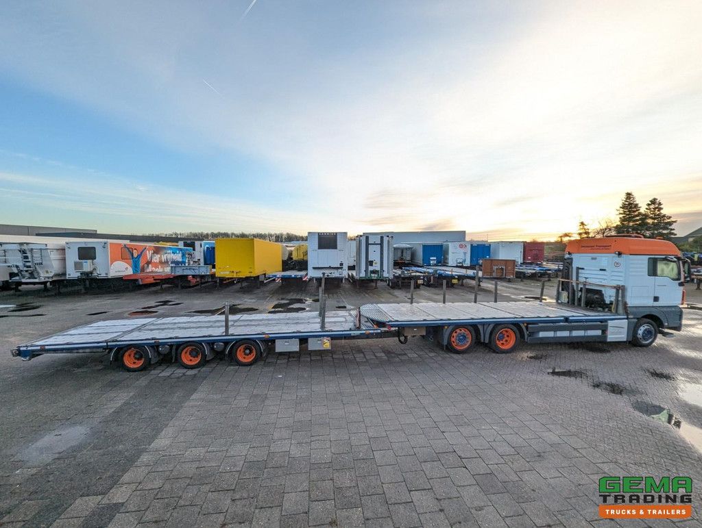MAN TGX 26.500 6x2/4 LL Euro6 - Retarder + Recker FZ3 3-Axle Trailer - Extendable