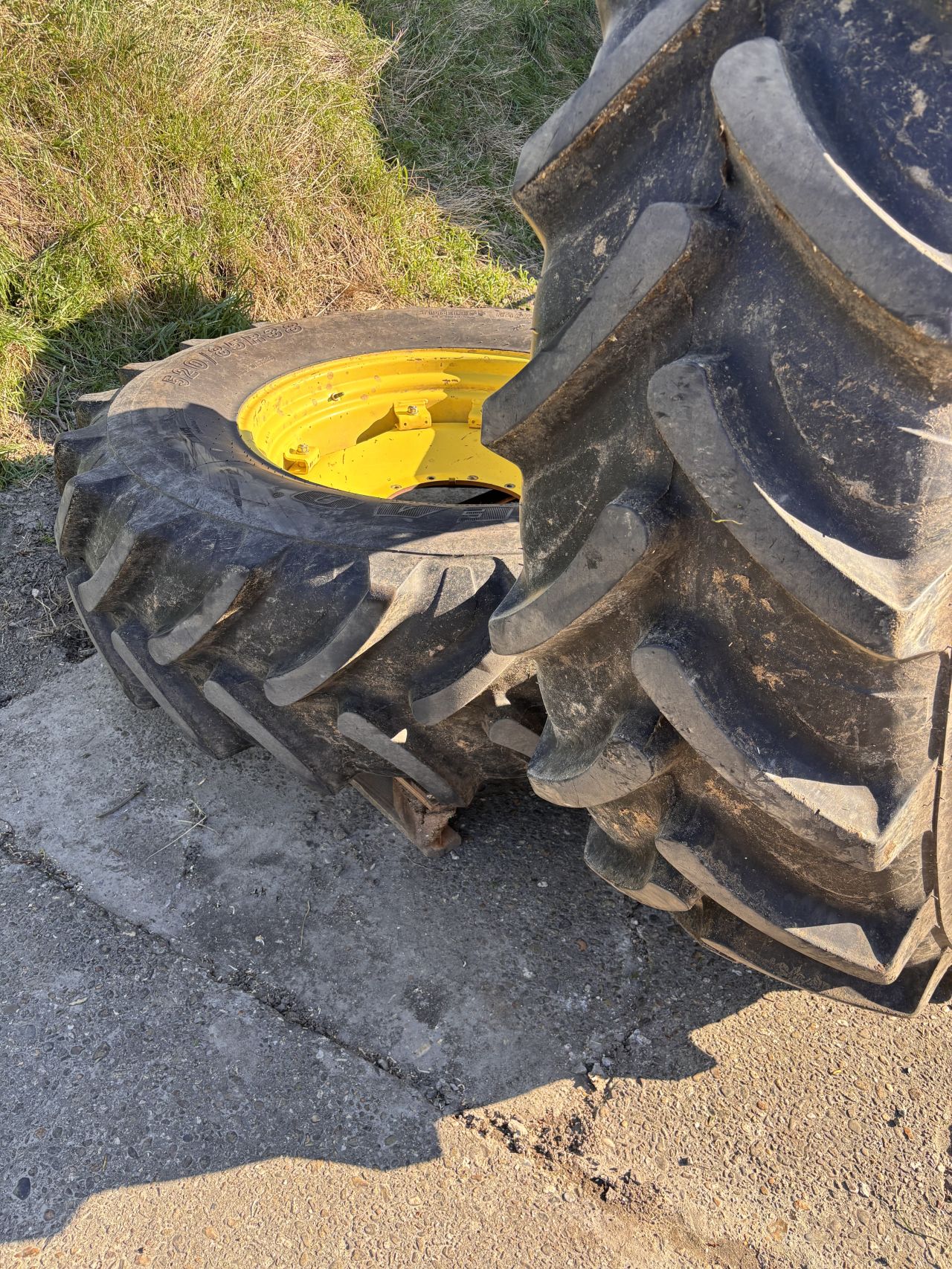 Set wielen 520/85R38 - profiel 90%