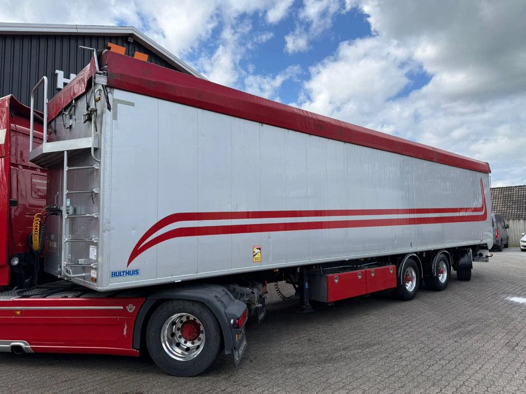 Bulthuis TAWA08 90m3 Stuuras+Liftas Cargo Floor 10MM 10 tons assen NL Trailer APK/TUV 09-2026
