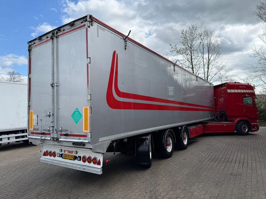 Bulthuis TAWA08 90m3 Stuuras+Liftas Cargo Floor 10MM 10 tons assen NL Trailer APK/TUV 09-2026