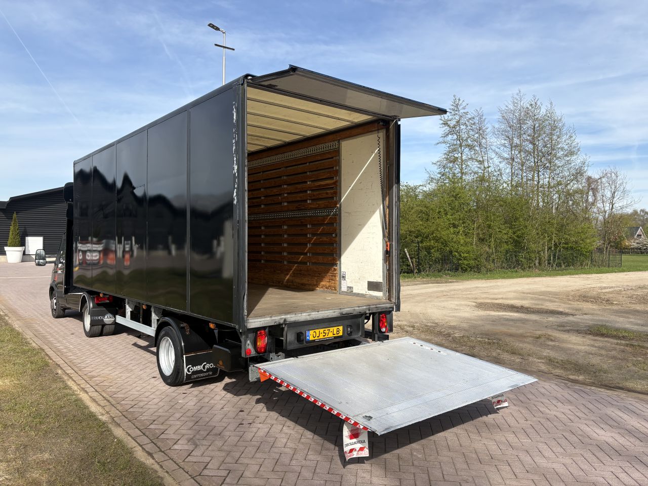 Be oplegger 7 ton Kuiper met laadklep 1000kg