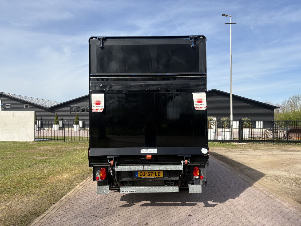 Be oplegger 7 ton Kuiper met laadklep 1000kg