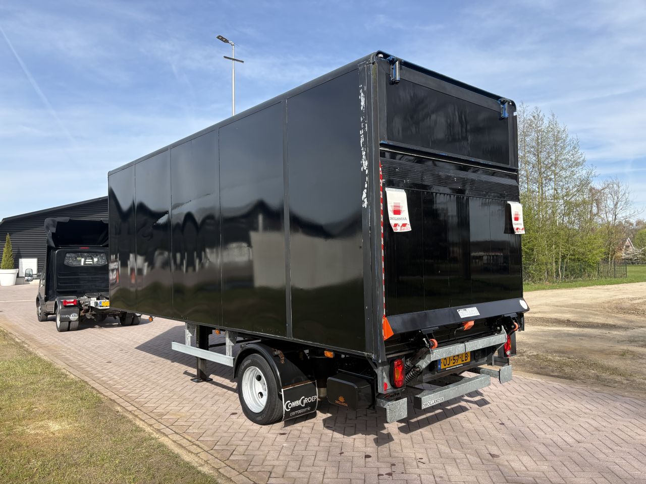 Be oplegger 7 ton Kuiper met laadklep 1000kg