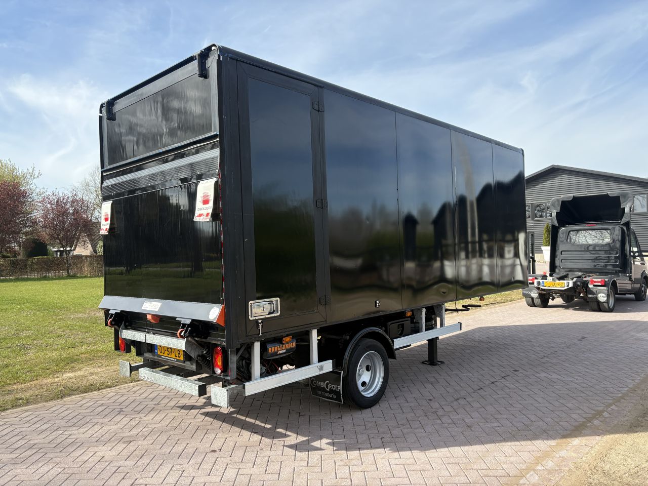 Be oplegger 7 ton Kuiper met laadklep 1000kg