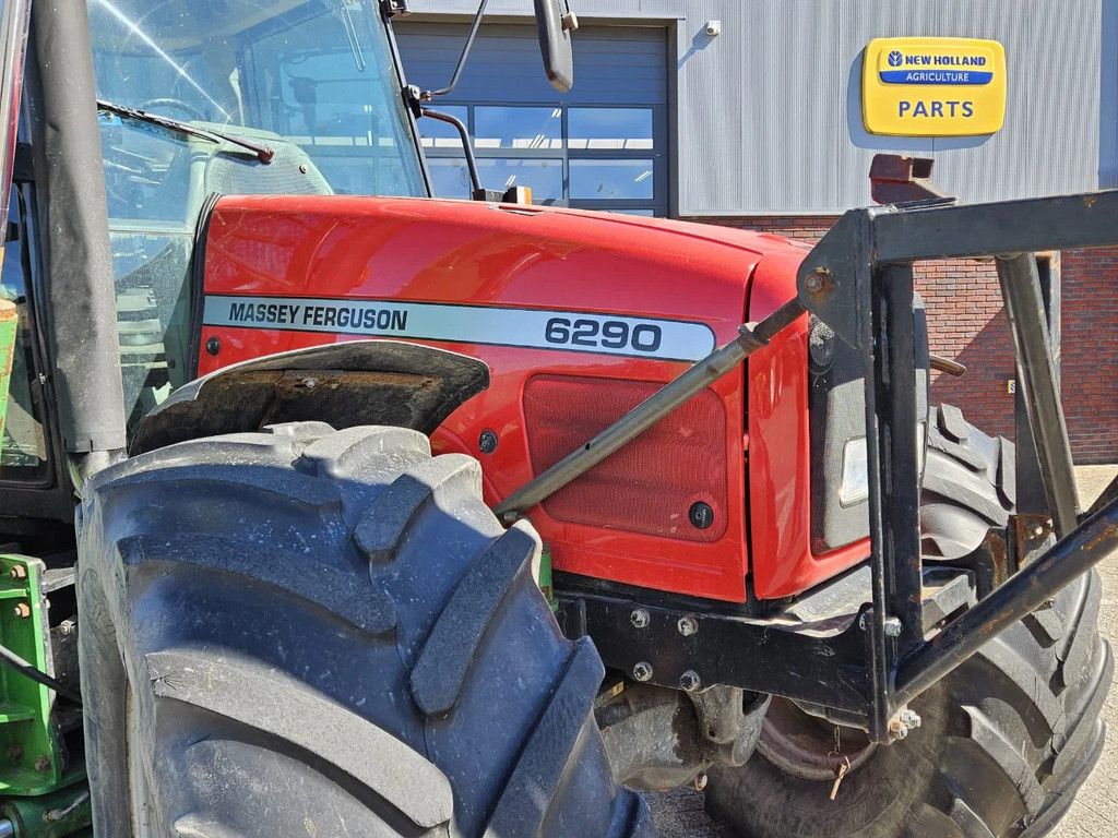 Massey Ferguson 6290 met Herder Maaiarm Dyna 6