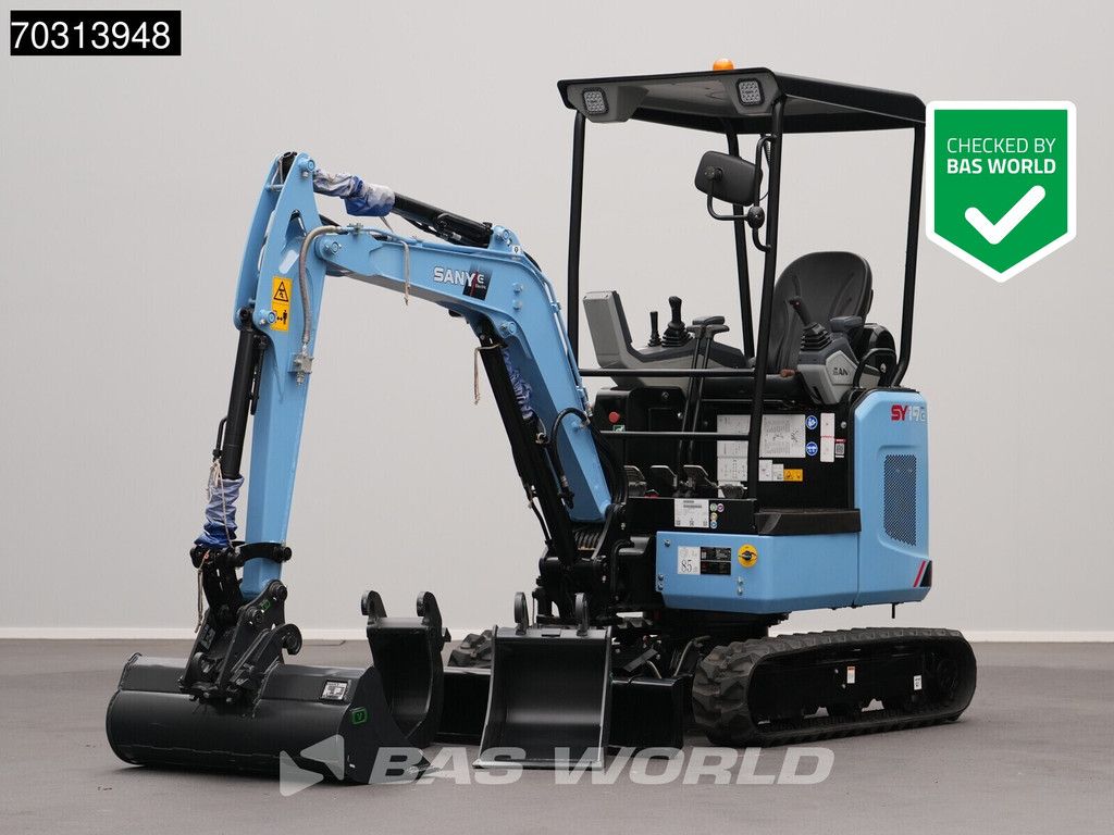 Sany SY19 E 22 kWh - CW/3 Buckets - Lithium-ion