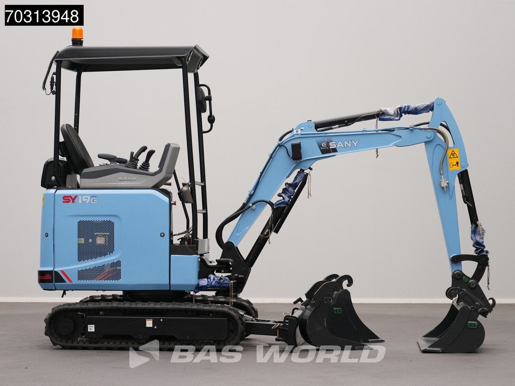 Sany SY19 E 22 kWh - CW/3 Buckets - Lithium-ion