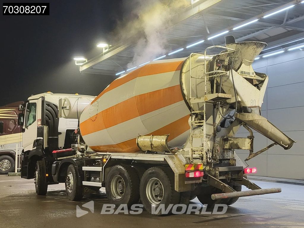 Renault T C 380 8X4 9m3 Liebherr 904 FL mixer Steelsuspension Big-Axle Automatic Euro 6