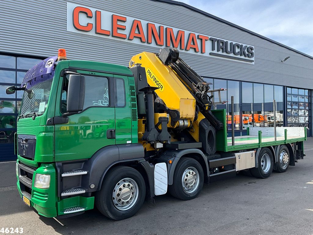 Man TGS 35.360 8x2 Palfinger 100 Tonmeter laadkraan + Fly-Jib