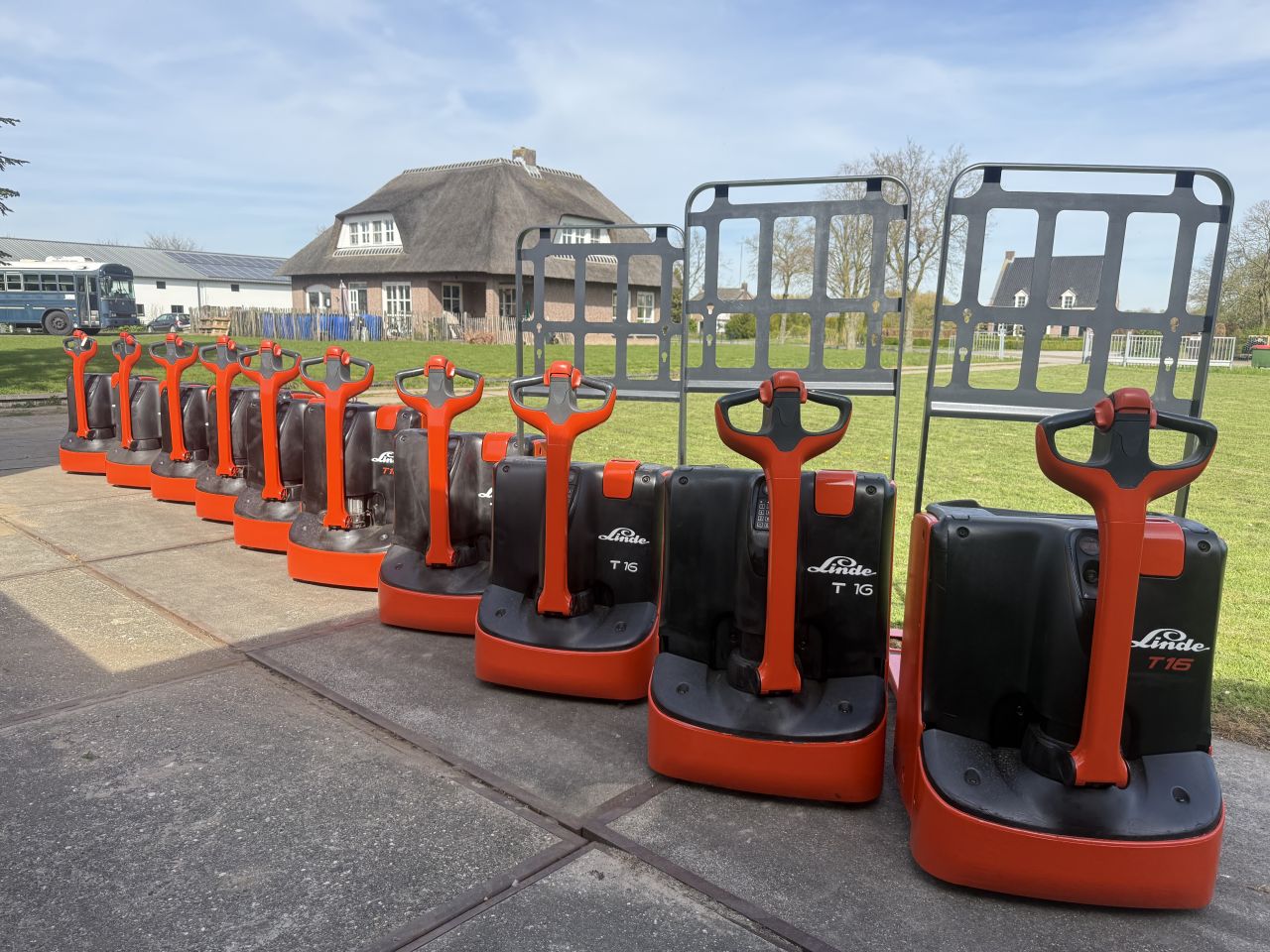 Linde T16 elektrische palletwagens - 10 st voorraad