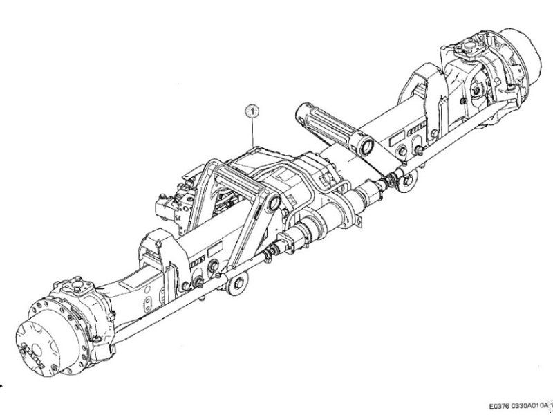 Claas Allradache  Pendelachse Lion 770-8900