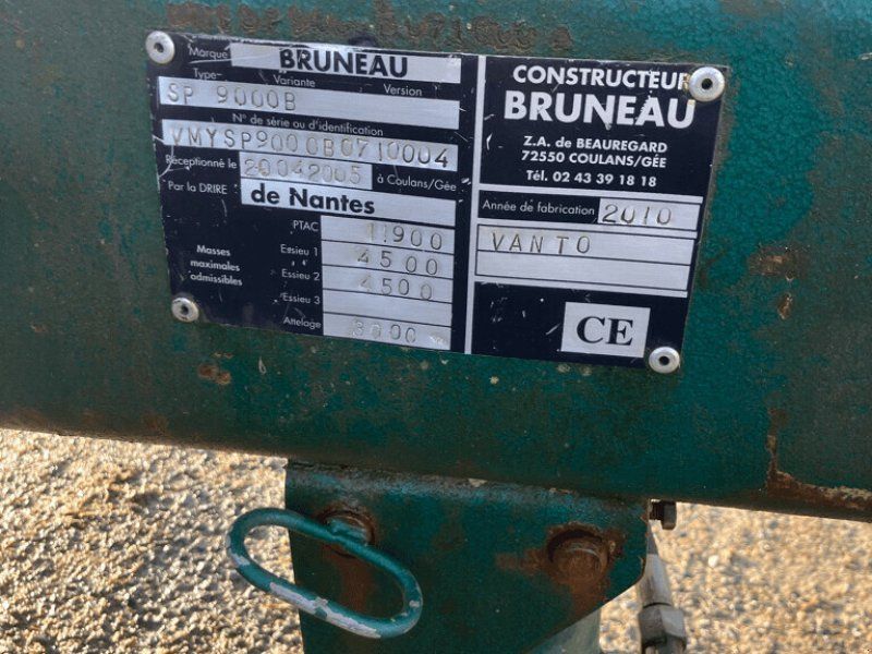 PLATEAU SP9009B FOURRAGERE OK