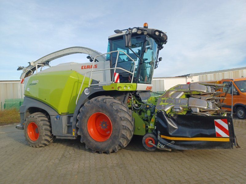 Claas Jaguar 860 + PU 300 Prof Contour+ Orbis 600 SD TS