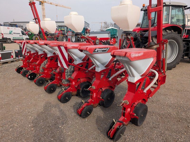 Kverneland Optima TF profi 8reihig, Mikrogranulatstreuer