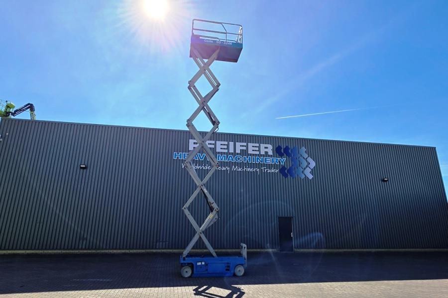 Genie GS3246 Electric, Working Height 11.75 m, 318kg Cap