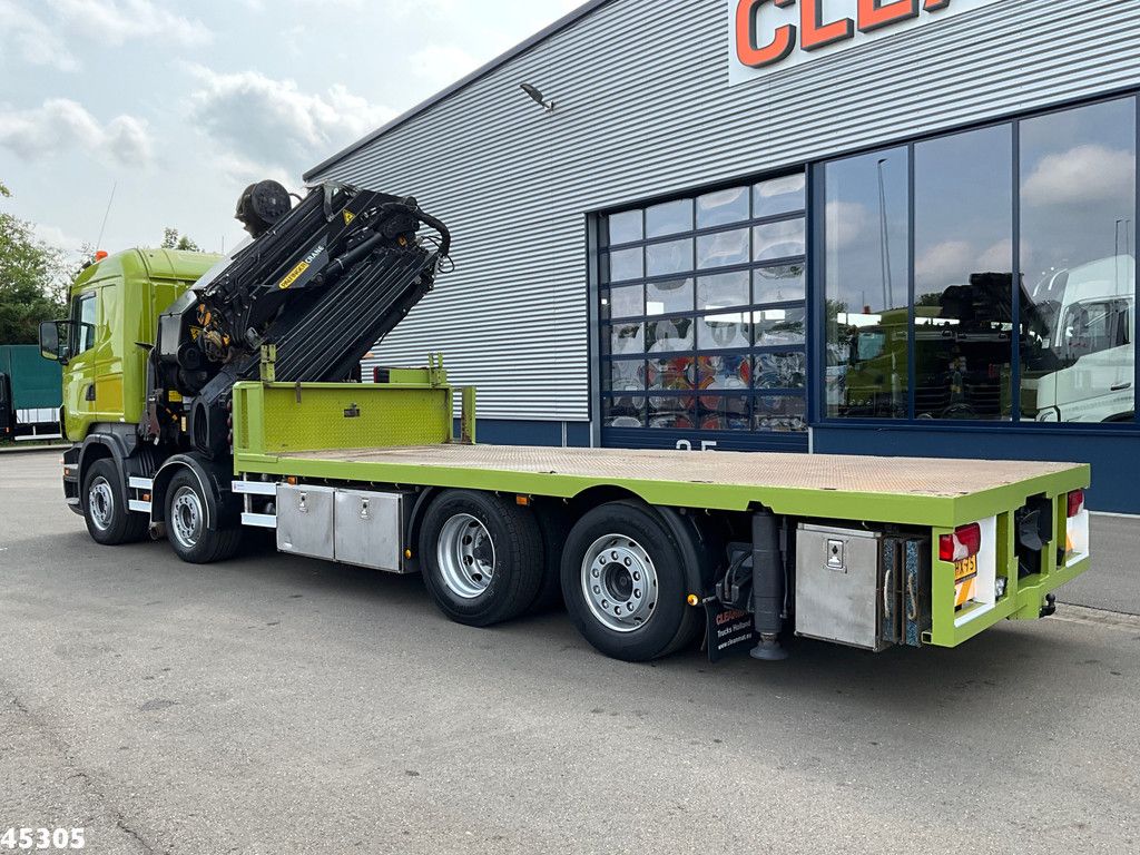 Scania R 420 8x2 manual Palfinger 85 Tonmeter laadkraan + Fly-Jib