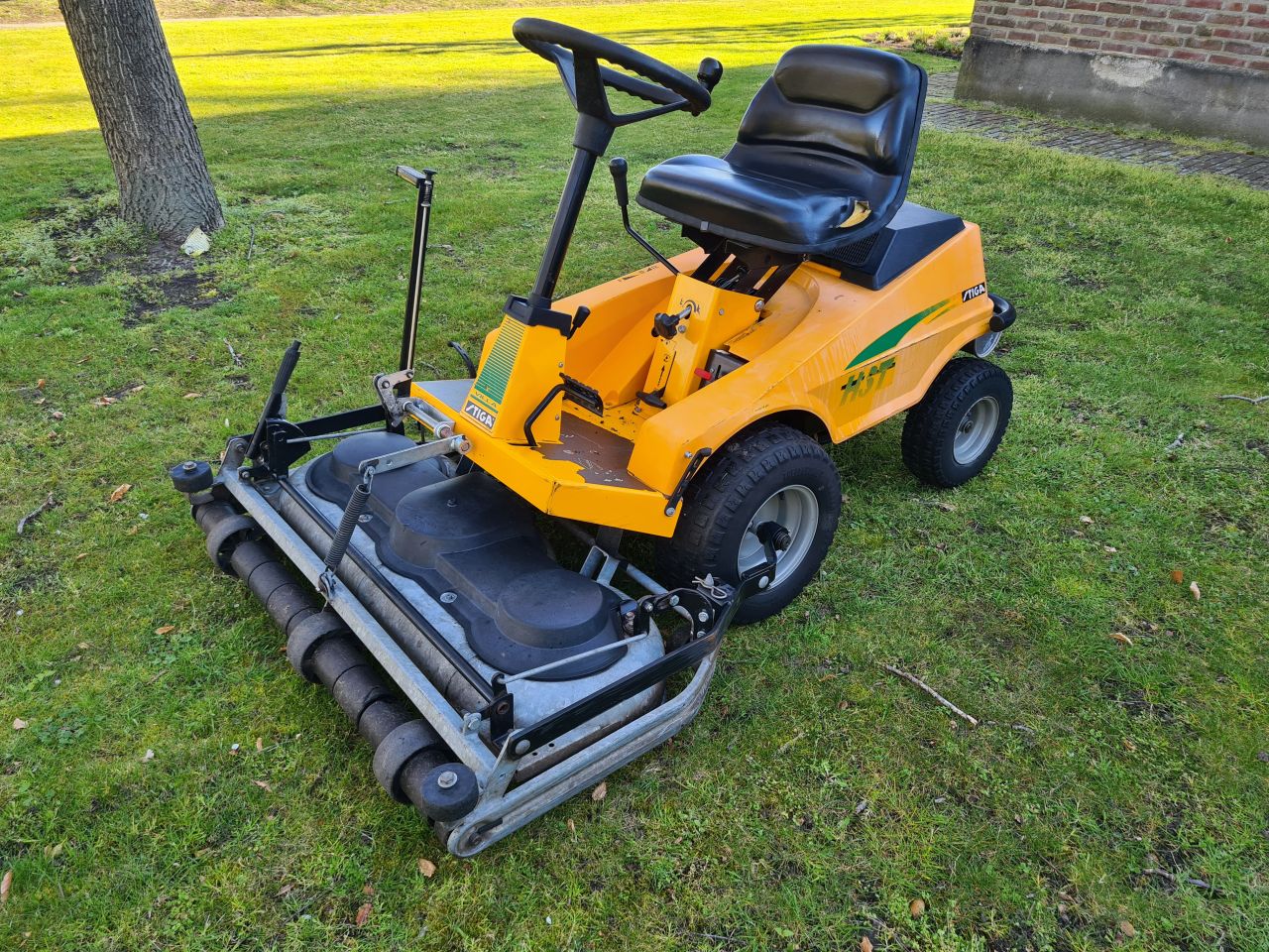 Stiga villa frontmaaier mulch maaier mulchmaaier hydrostaat.