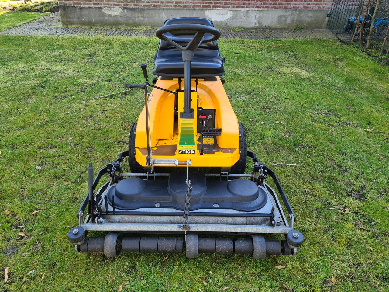 Stiga villa frontmaaier mulch maaier mulchmaaier hydrostaat.