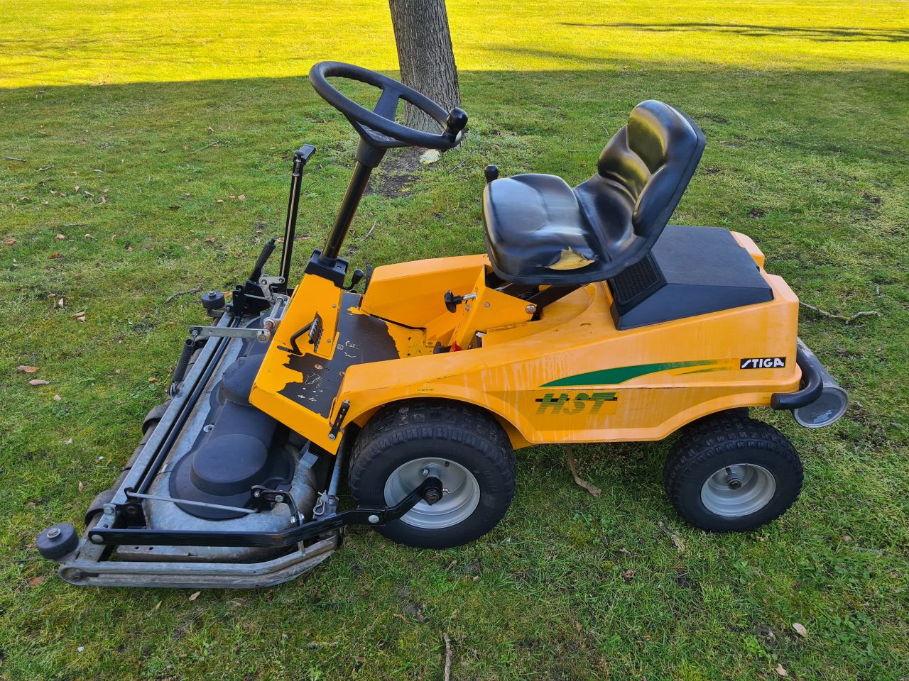 Stiga villa frontmaaier mulch maaier mulchmaaier hydrostaat.