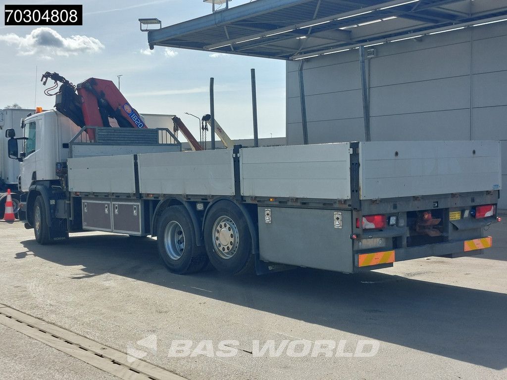 Scania P P360 6X2 HMF 1820-K4 Kran Crane Lift+Steering Axle Air Suspension Euro 6