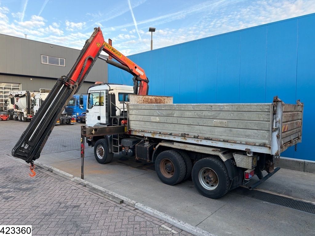 MAN TGA 33 430 6x6, Palfinger, Steel suspension