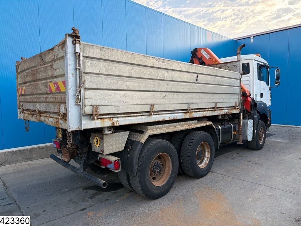 MAN TGA 33 430 6x6, Palfinger, Steel suspension