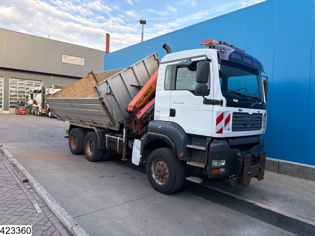 MAN TGA 33 430 6x6, Palfinger, Steel suspension