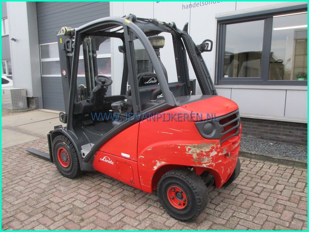 Linde H35D diesel triplex4.6m+freelift+sideshift+container