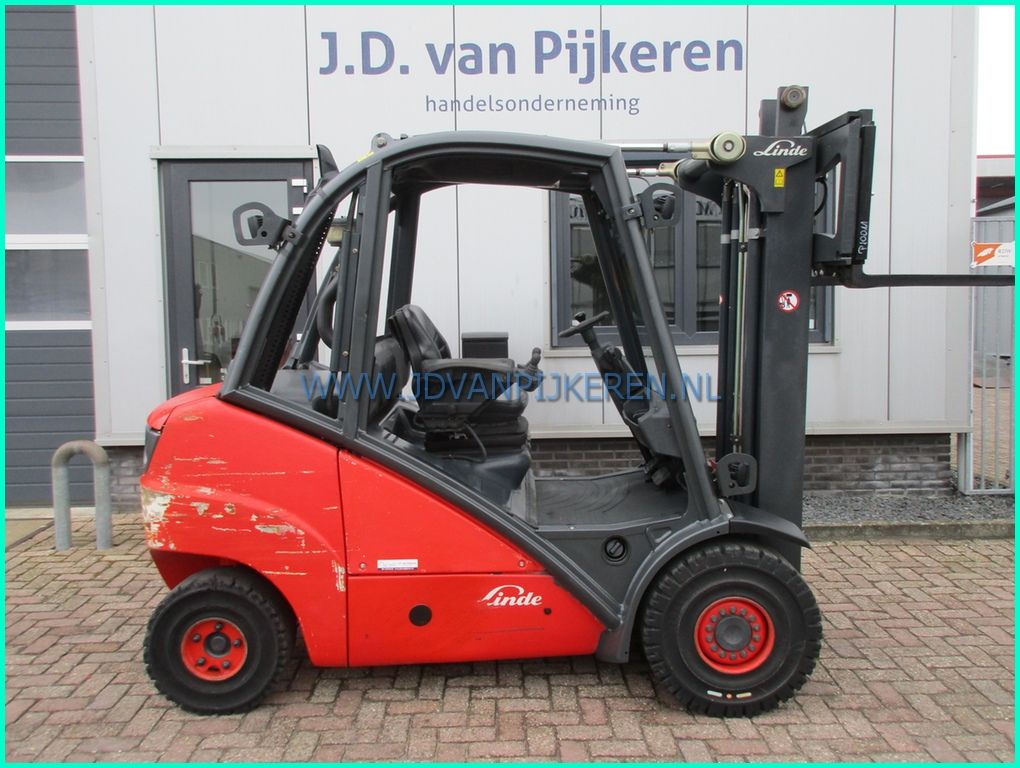 Linde H35D diesel triplex4.6m+freelift+sideshift+container