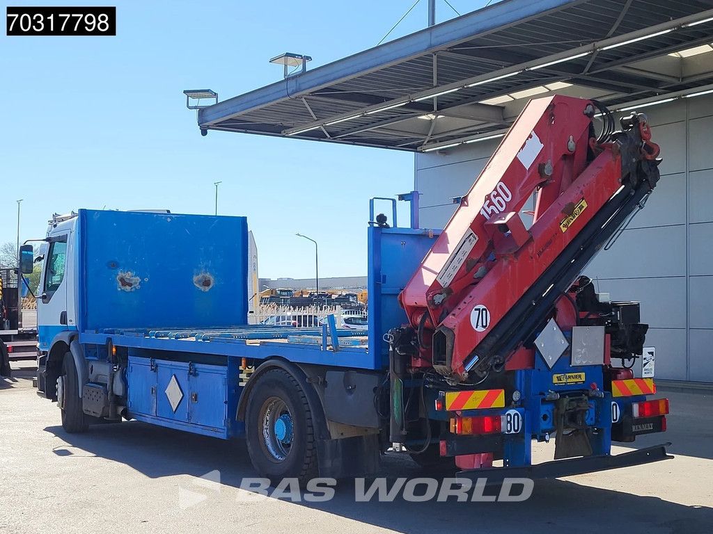 Renault Premium 370 4X2 HMF 1560 K4 Kran Crane Manual ADR Big-Axle Steelsuspension Euro 3