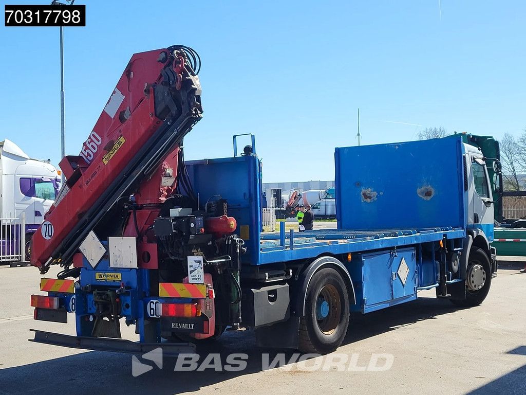 Renault Premium 370 4X2 HMF 1560 K4 Kran Crane Manual ADR Big-Axle Steelsuspension Euro 3