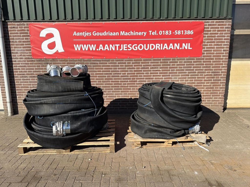 6x 40 meter 6'' pers slang - Nieuw irrigation hose