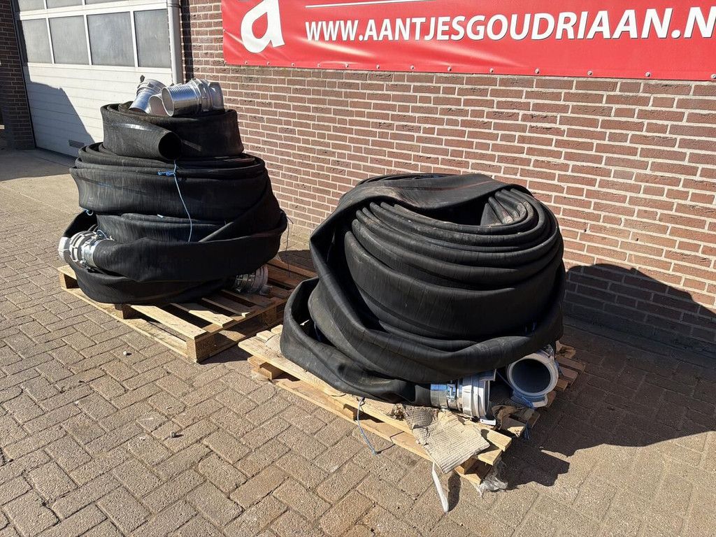 6x 40 meter 6'' pers slang - Nieuw irrigation hose