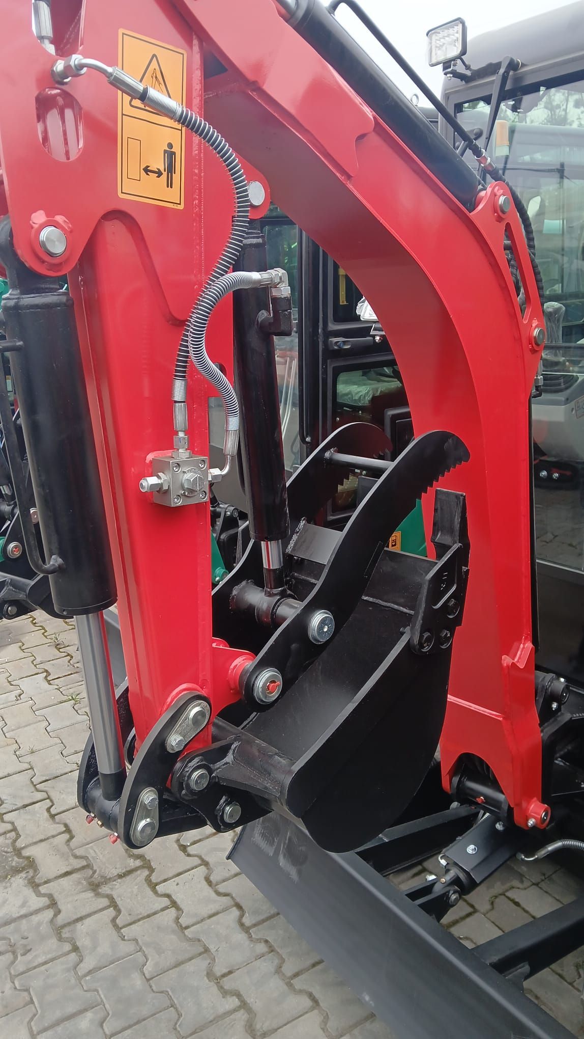 Minibagger Kingway VIP15, Joysticks, Knickmatick, Lieferung